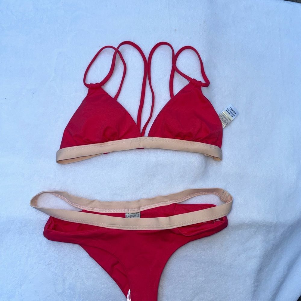 L*Space Bikini Top & Bikini Bottom Set Size XS - Picture 5 of 8
